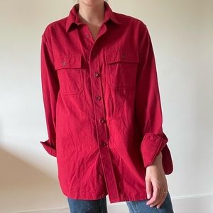 Vintage LL Bean Chamois in Cherry